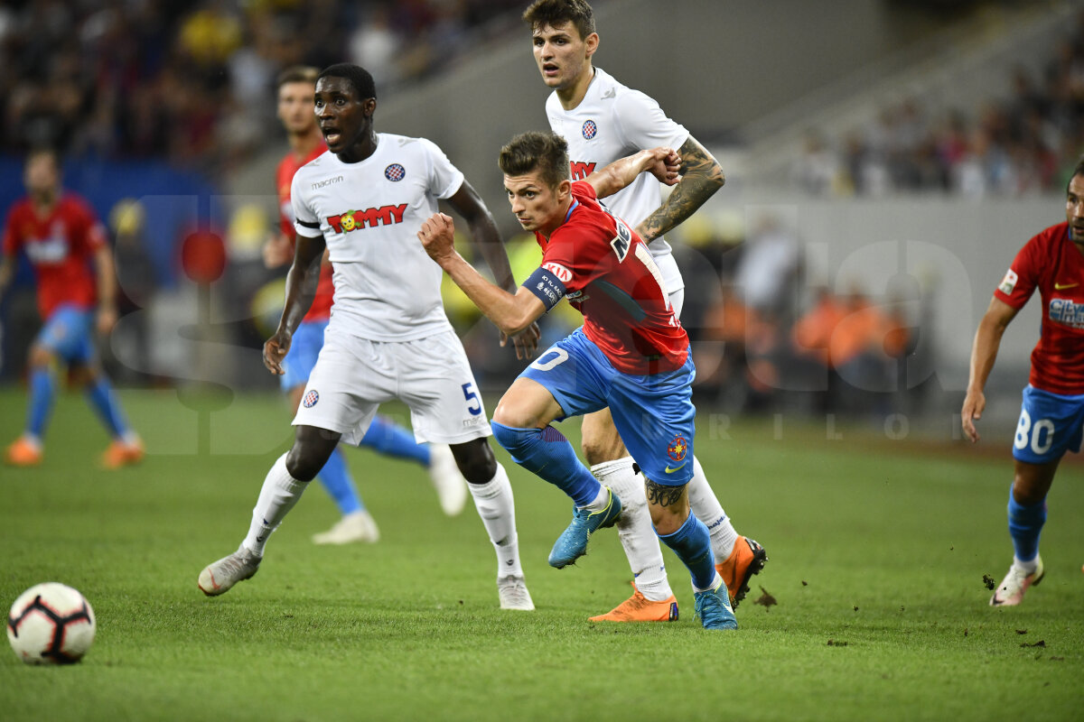 FCSB - HAJDUK SPLIT 2-1 // Calificare GENIALĂ! Bizonii nu îngenunchează niciodată: dubla lui Gnohere o duce pe FCSB în play-off-ul Europa League 