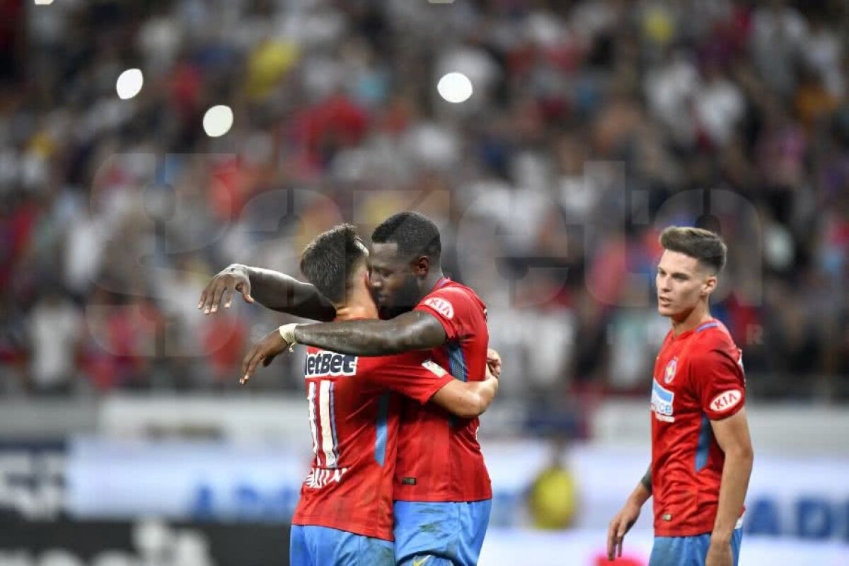 FCSB - Hajduk Split 2-1 // GALERIE FOTO Calificarea copiilor » Imagini senzaționale cu Gnohere și Teixeira după victoria cu Split