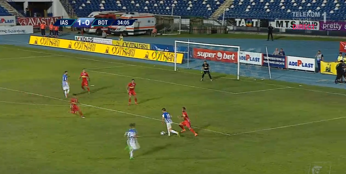 GALERIE FOTO Andrei Cristea, ca Iniesta! Faza memorabilă la primul gol marcat împotriva Botoșaniului + borna incredibilă atinsă după "dubla" din meciul de azi