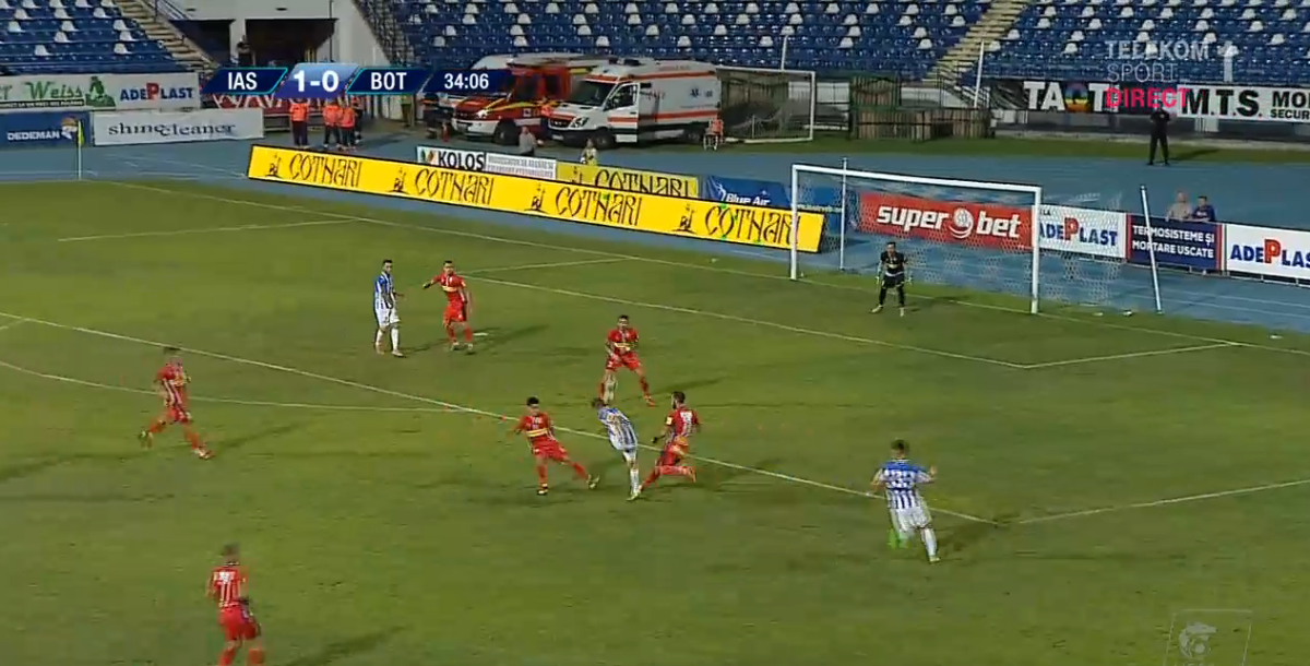 GALERIE FOTO Andrei Cristea, ca Iniesta! Faza memorabilă la primul gol marcat împotriva Botoșaniului + borna incredibilă atinsă după "dubla" din meciul de azi