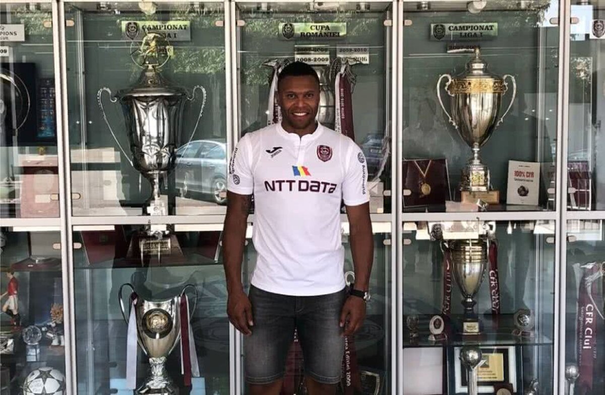 FOTO S-a făcut transferul celui mai faimos fotbalist străin care va juca în Liga 1! Primele imagini cu Julio Baptista la CFR Cluj