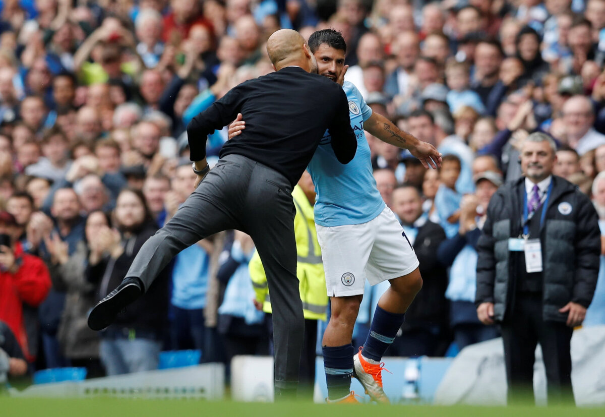 MANCHESTER CITY - HUDDERSFIELD 6-1 // FOTO Guardiola demolează Premier League: hat-trick de senzație Aguero + gestul superb al lui David Silva pentru copilul său născut prematur 