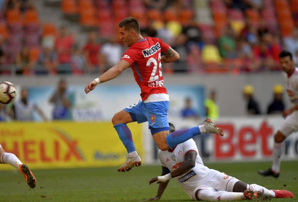 FCSB - SEPSI 2-0 // FOTO Gnohere și Florinel Coman salvează în ultimele 10 minute un meci modest, iar FCSB revine pe primul loc  