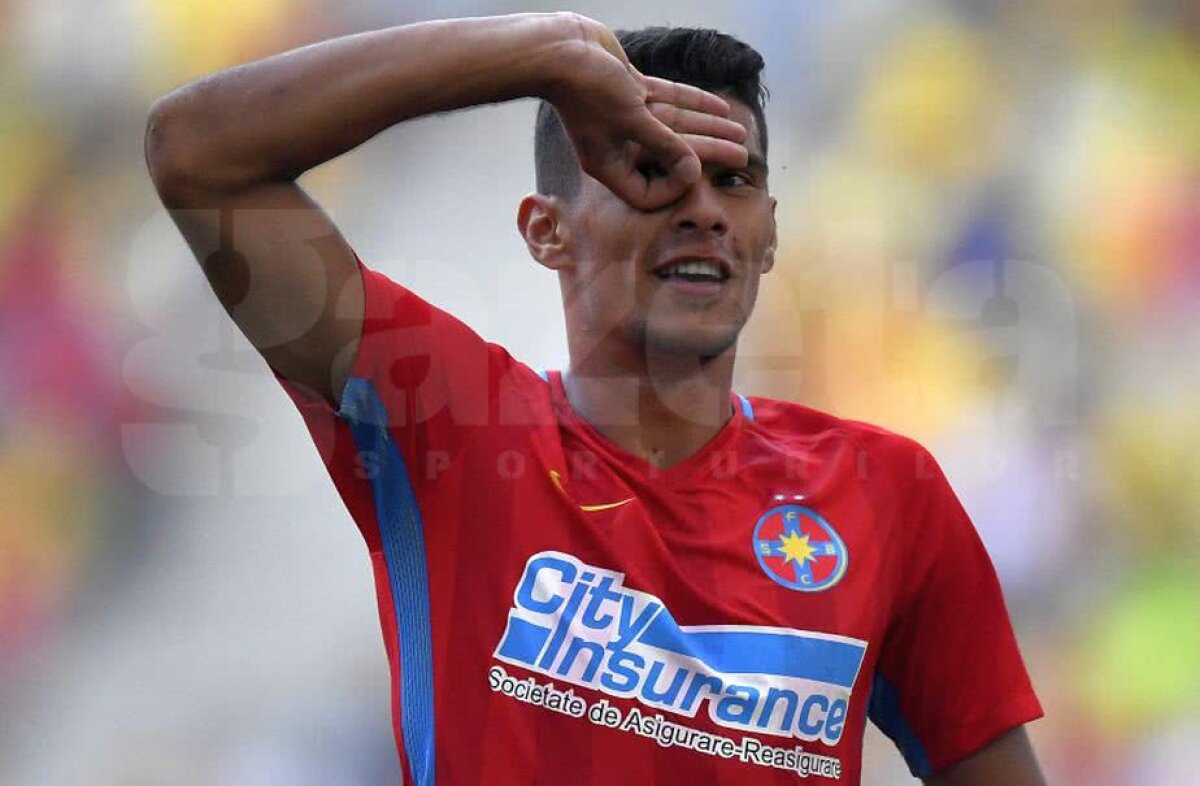 FCSB - SEPSI 2-0 // GALERIE FOTO Nu mai e Mbappe! » Florinel Coman a celebrat supergolul din lovitură liberă în stilul unui alt mare jucător