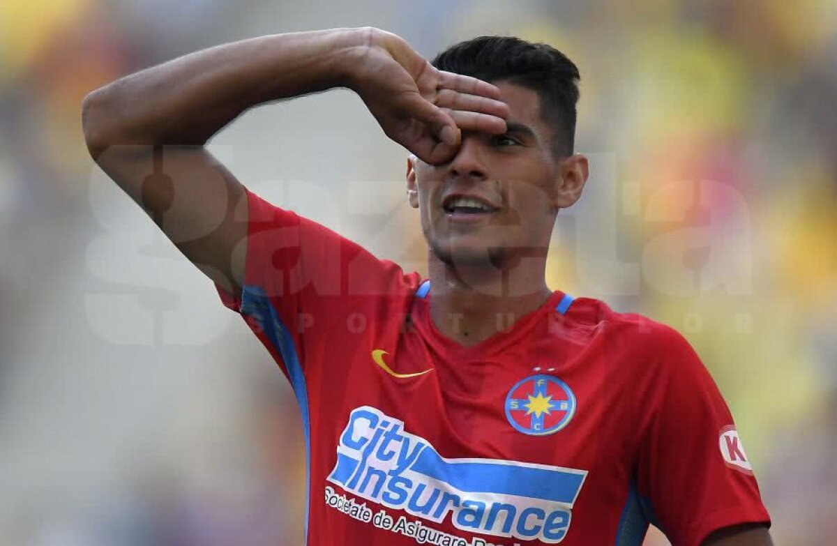 FCSB - SEPSI 2-0 // GALERIE FOTO Nu mai e Mbappe! » Florinel Coman a celebrat supergolul din lovitură liberă în stilul unui alt mare jucător