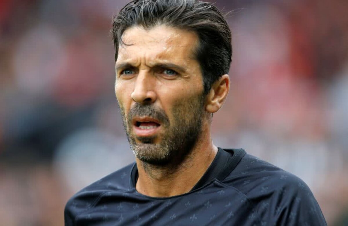 FOTO Povestea unei imagini antologice » Incredibilul Buffon: de la coleg cu Thuram și rival cu Weah, la coechipier cu Weah jr. și rival cu Thuram jr.