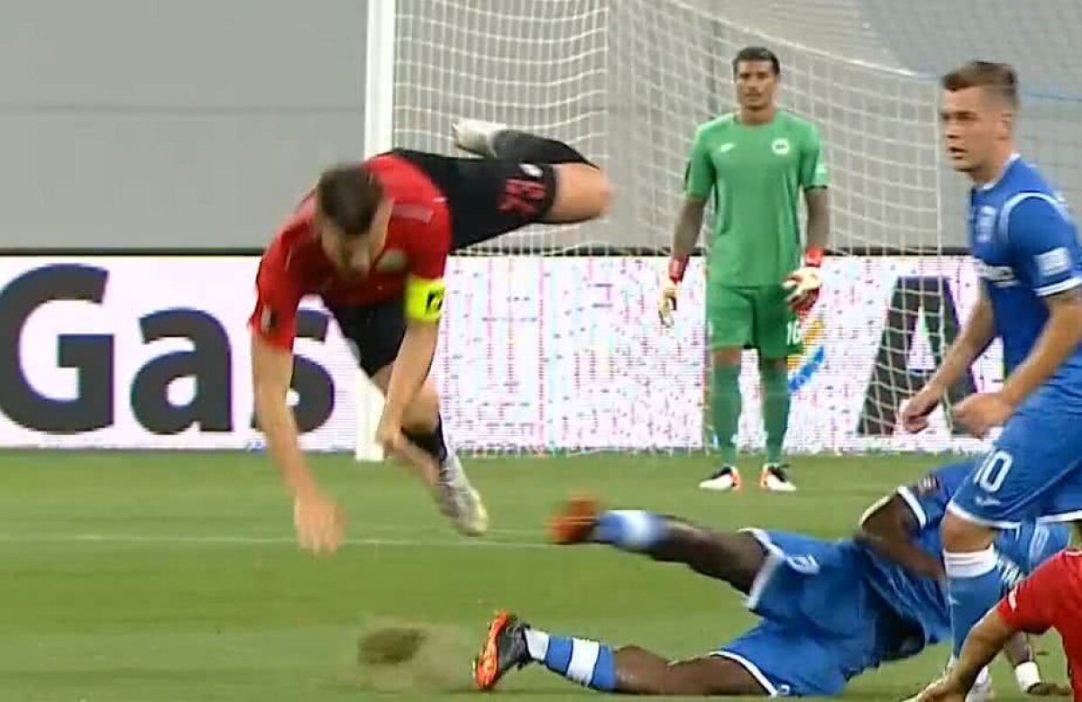 GALERIE FOTO Roșu direct după o intrare criminală în U Craiova - Chiajna » Reacția dură a lui Crăciunescu