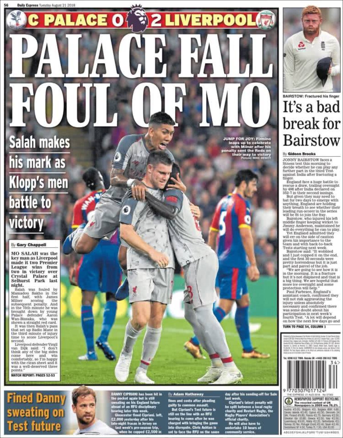 Ce scriu azi ziarele de sport din lume (21 august 2018)