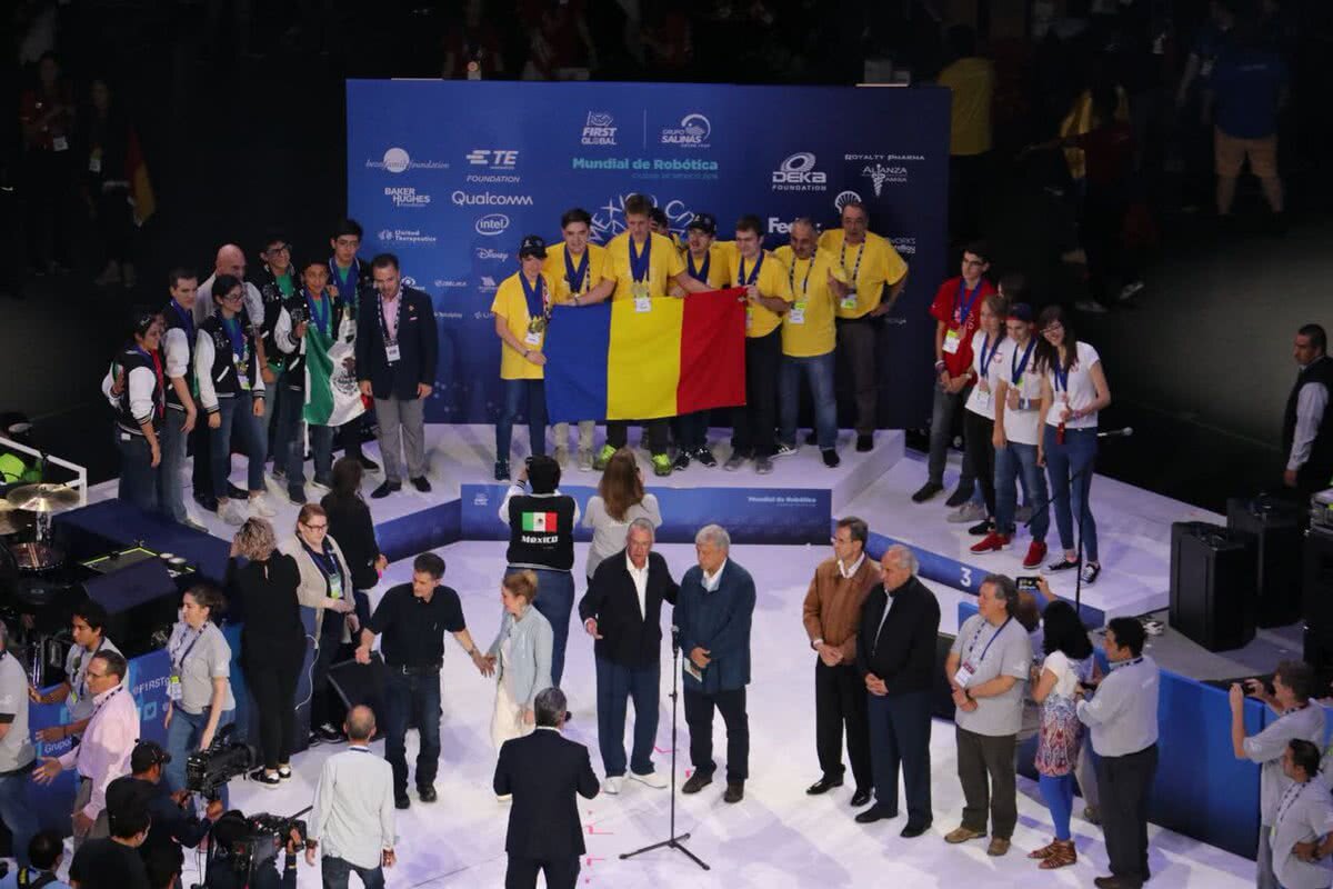 Performanta de exceptie a Romaniei la Olimpiada de Robotica First Global – Mexic 2018  - locul 1 si 5 medalii de aur