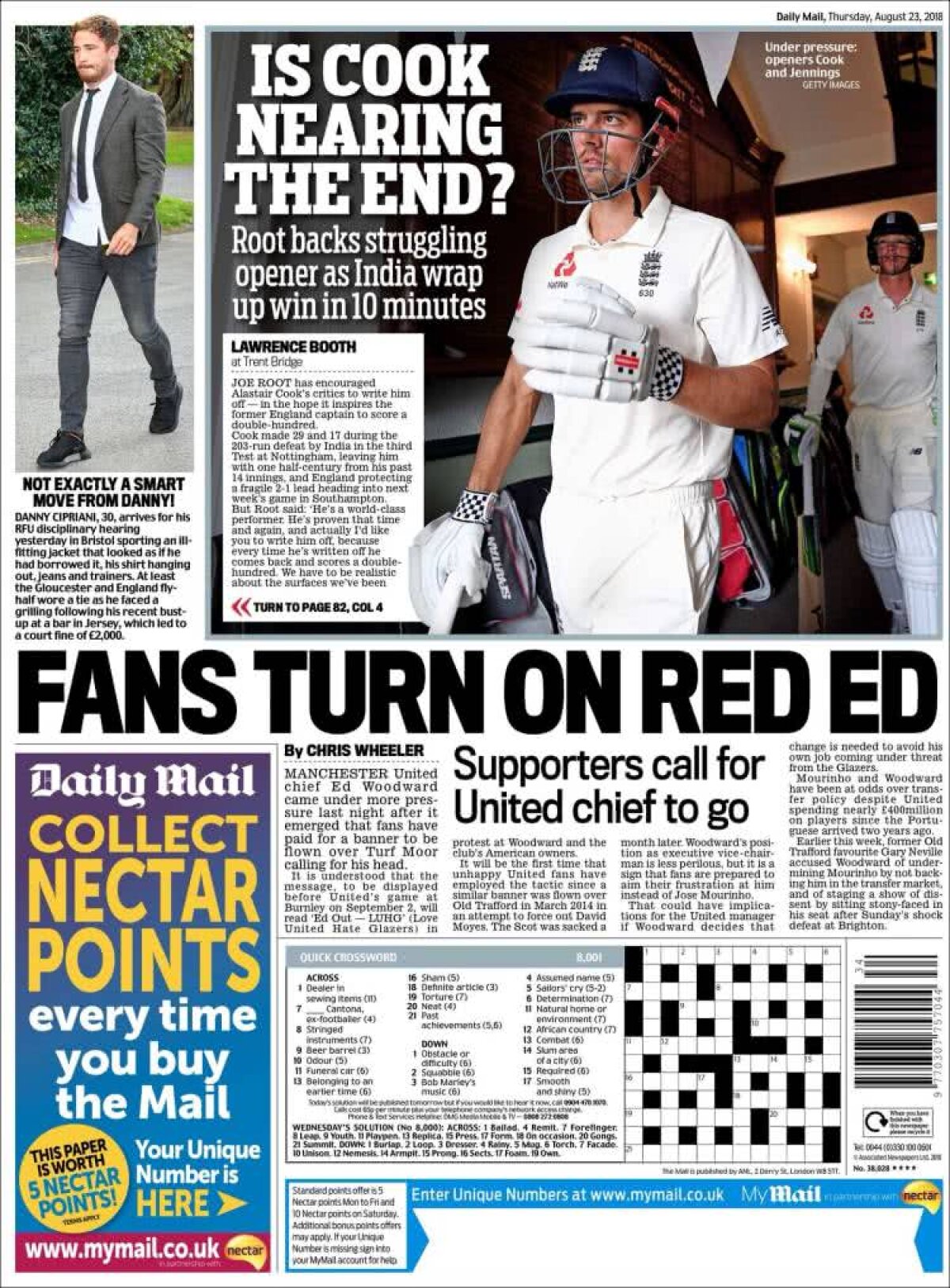 Ce scriu azi ziarele de sport din lume (23 august 2018)