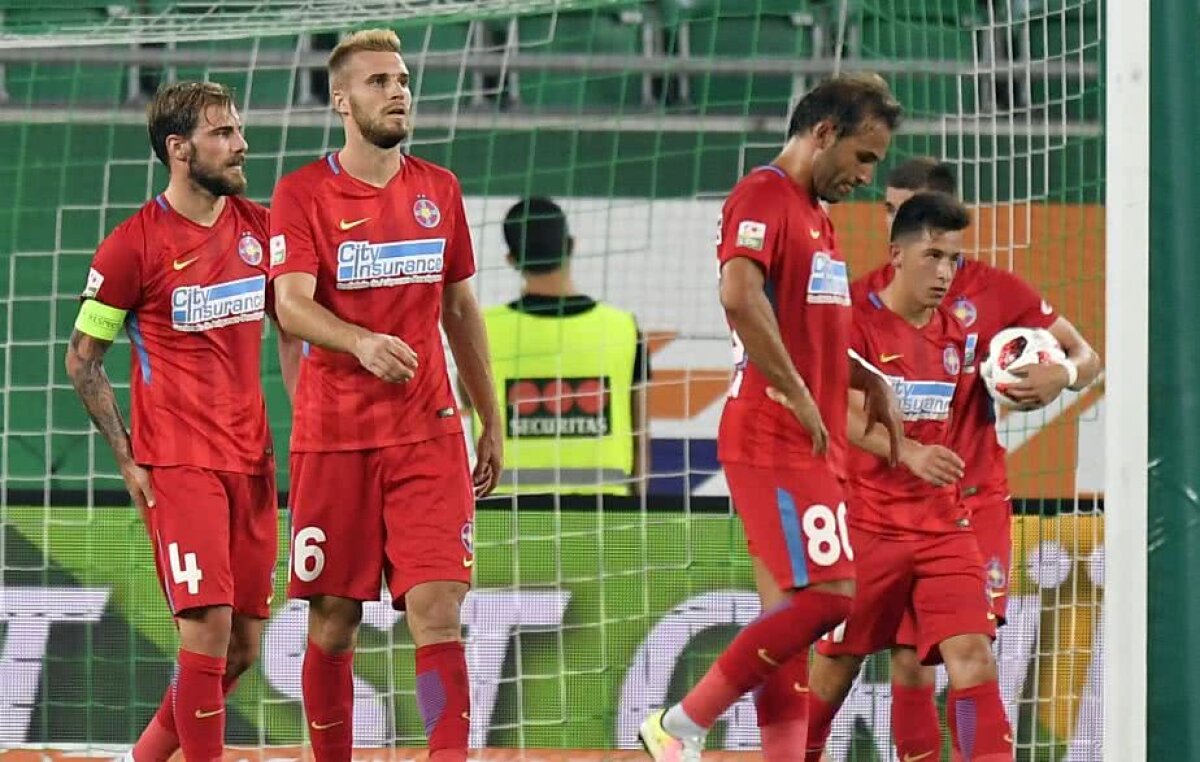 RAPID VIENA - FCSB 3-1 // Note GSP: Stai jos, Dică, 3! Antrenorul stelist și 6 jucători au fost "bufonii" de la Viena 