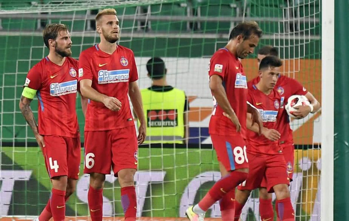 RAPID VIENA - FCSB 3-1 // Note GSP: Stai jos, Dică, 3! Antrenorul stelist și 6 jucători au fost "bufonii" de la Viena 