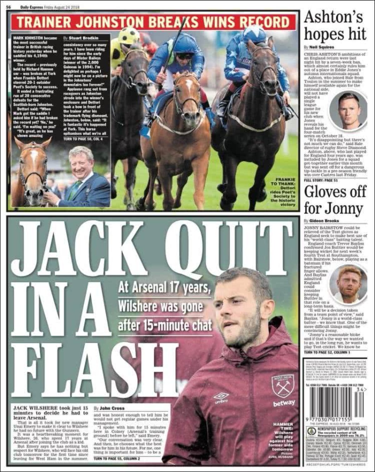 Ce scriu azi ziarele de sport din lume (24 august 2018)