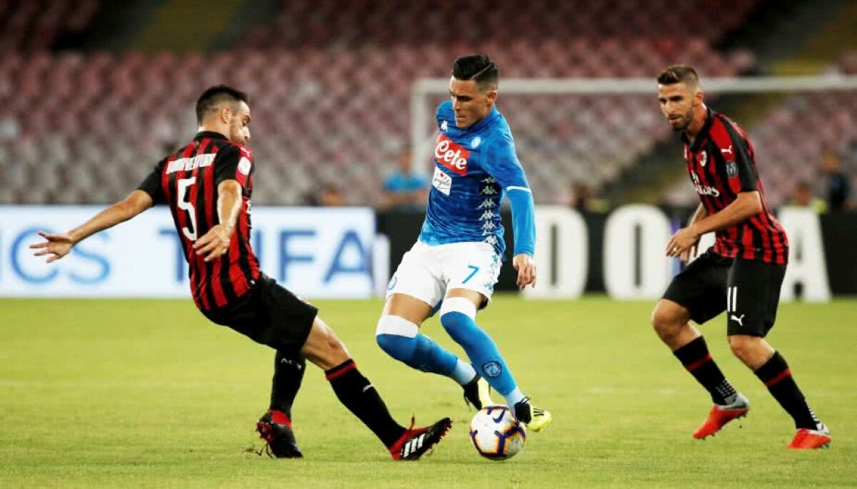 FOTO Napoli reușește a 2-a remontada în două derby-uri consecutive! Milan, ultima victimă a lui Ancelotti