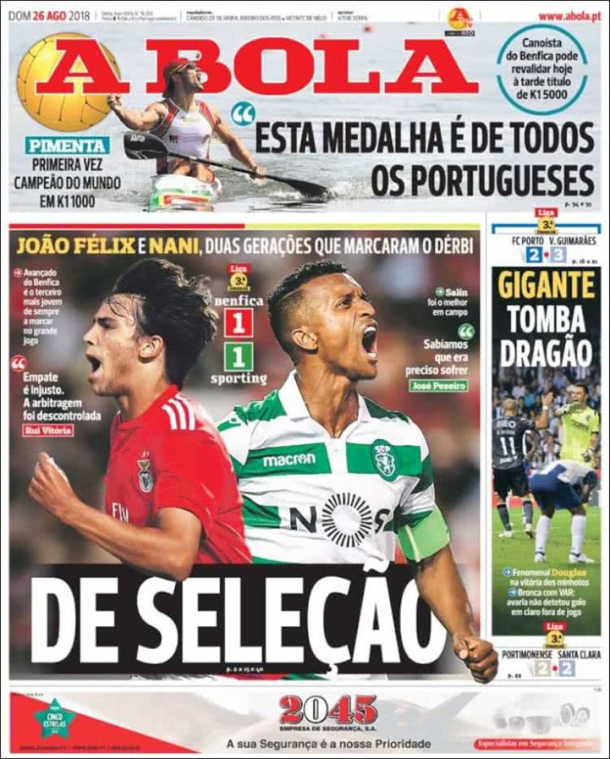 Ce scriu azi ziarele de sport din lume (26 august 2018)