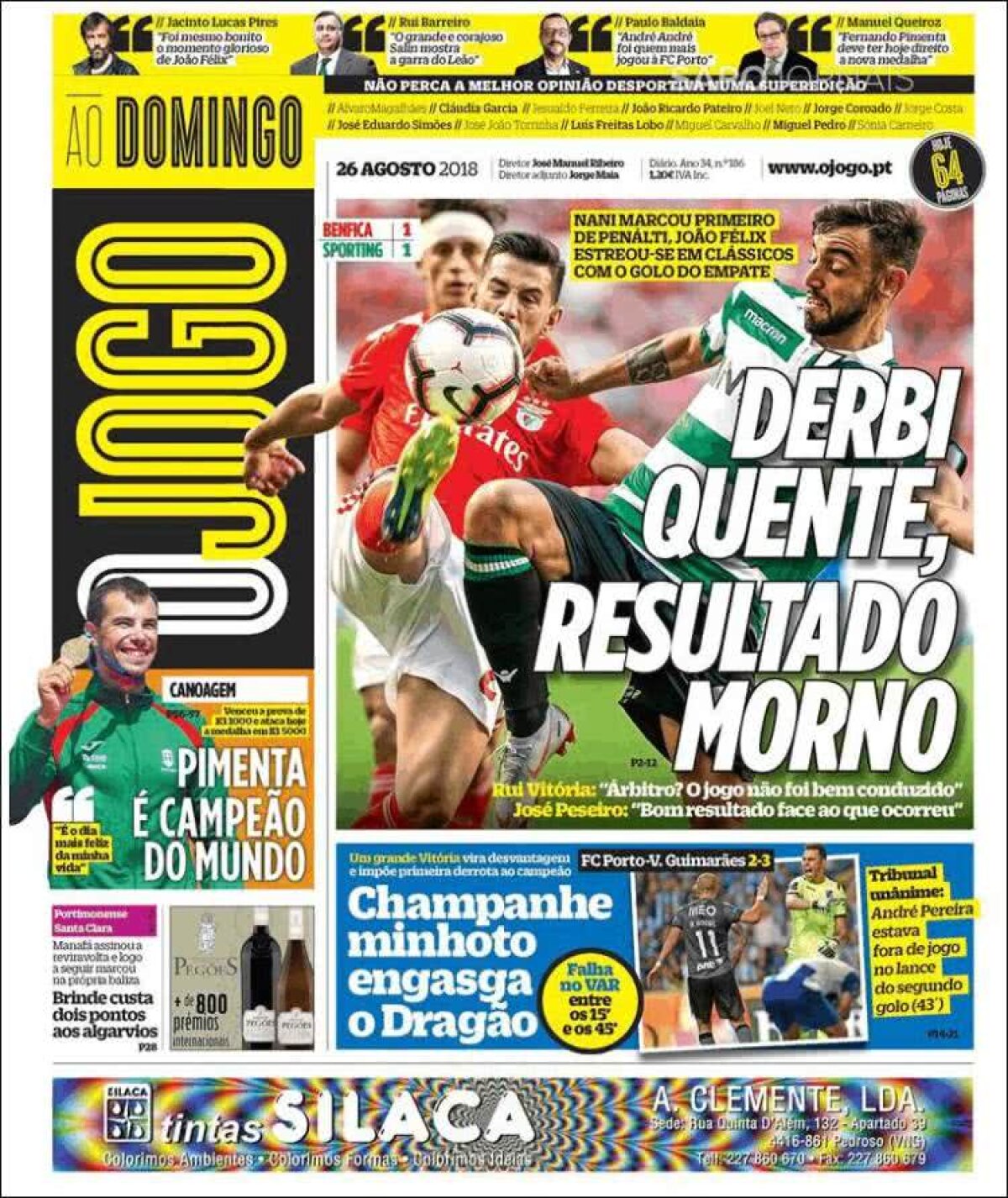 Ce scriu azi ziarele de sport din lume (26 august 2018)