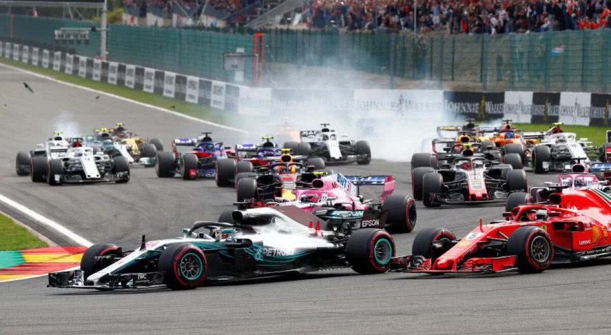 FOTO Roșu se întoarce! Vettel a triumfat în Marele Premiu al Belgiei » Hamilton a plecat din pole-position, dar a terminat pe 2