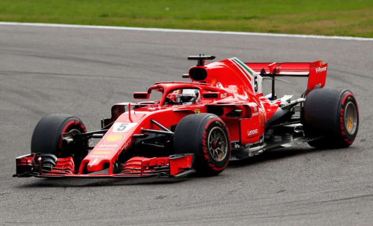 FOTO Roșu se întoarce! Vettel a triumfat în Marele Premiu al Belgiei » Hamilton a plecat din pole-position, dar a terminat pe 2