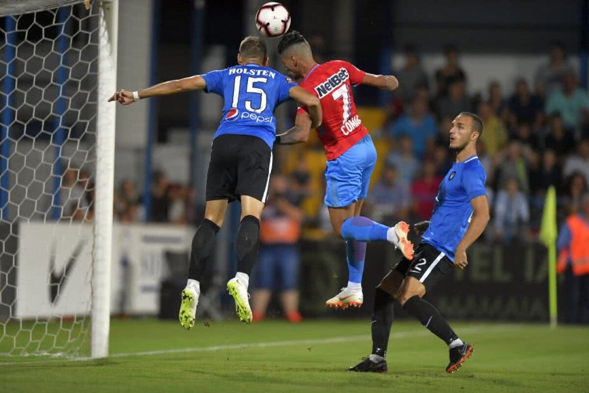 VIITORUL - FCSB // FOTO Două momente ÎNCINSE în primele 5 minute ale derby-ului: cartonaș ROȘU + ocazie RARISIMĂ