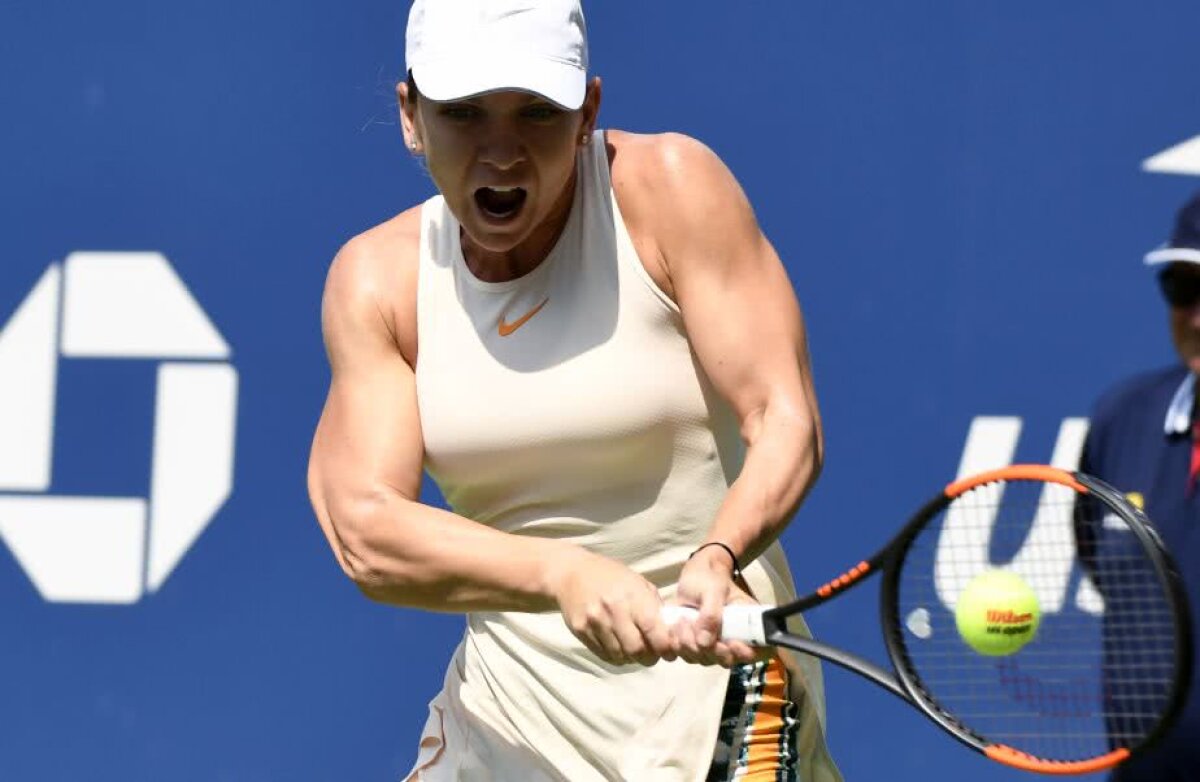 SIMONA HALEP - KAIA KANEPI // FOTO Coșmar sau realitate? Simona Halep, eliminată în primul tur de la US Open după ce a fost masacrată de jocul agresiv al Kaiei Kanepi