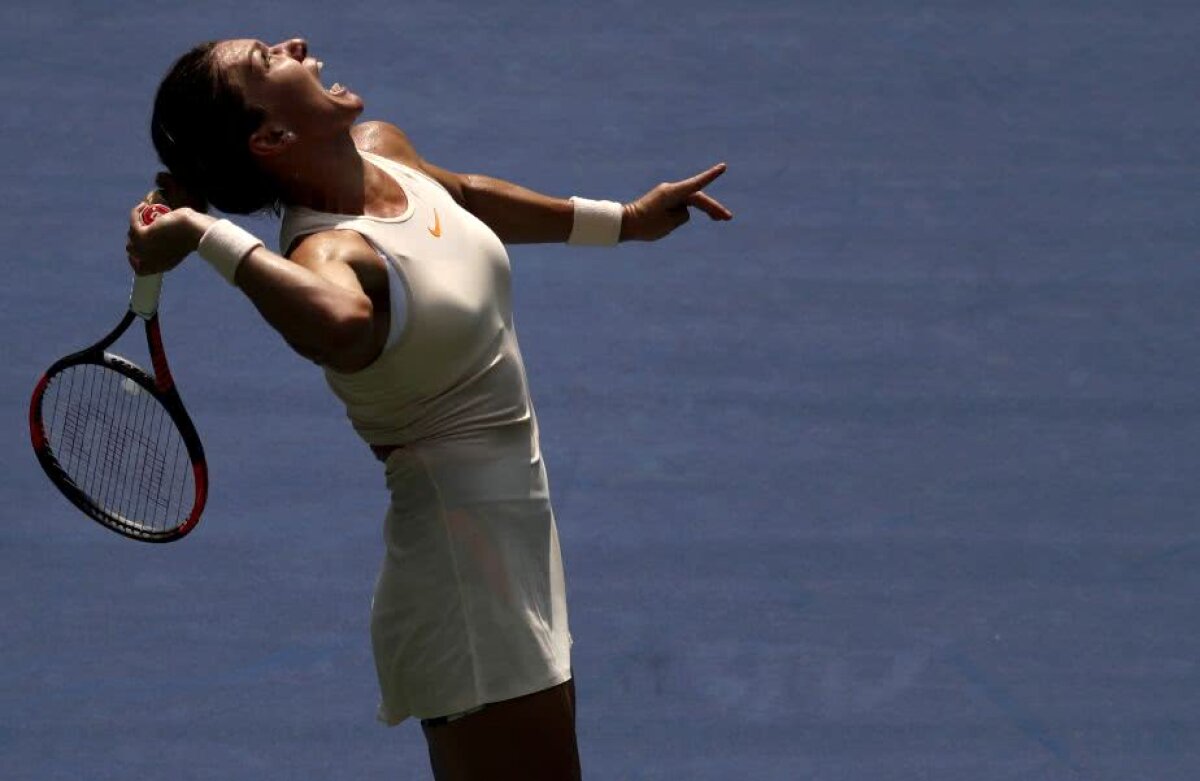 SIMONA HALEP - KAIA KANEPI // FOTO Coșmar sau realitate? Simona Halep, eliminată în primul tur de la US Open după ce a fost masacrată de jocul agresiv al Kaiei Kanepi