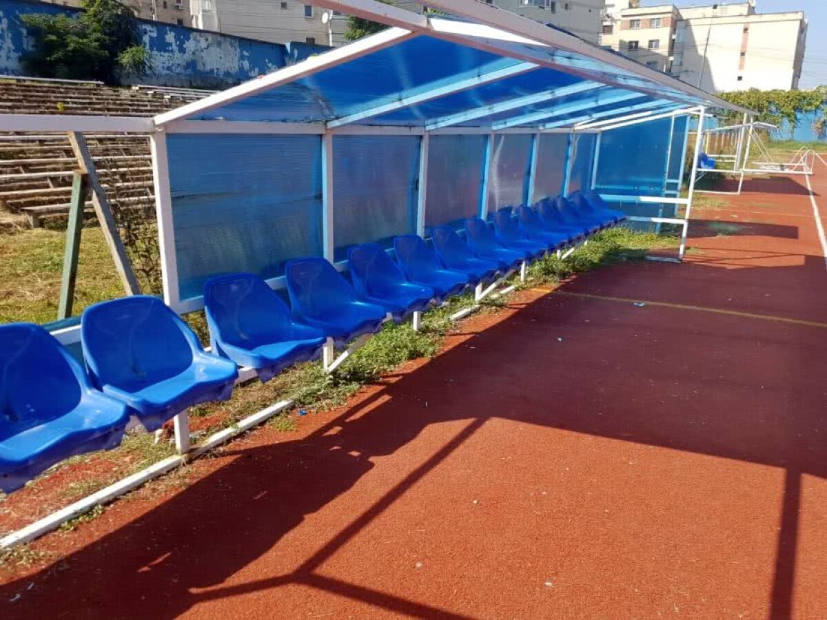  VIDEO+FOTO Ruinele cetății Callatis s-au extins » Imagini incredibile de pe stadionul din Mangalia, acolo unde au jucat Denis Alibec sau Cristi Săpunaru