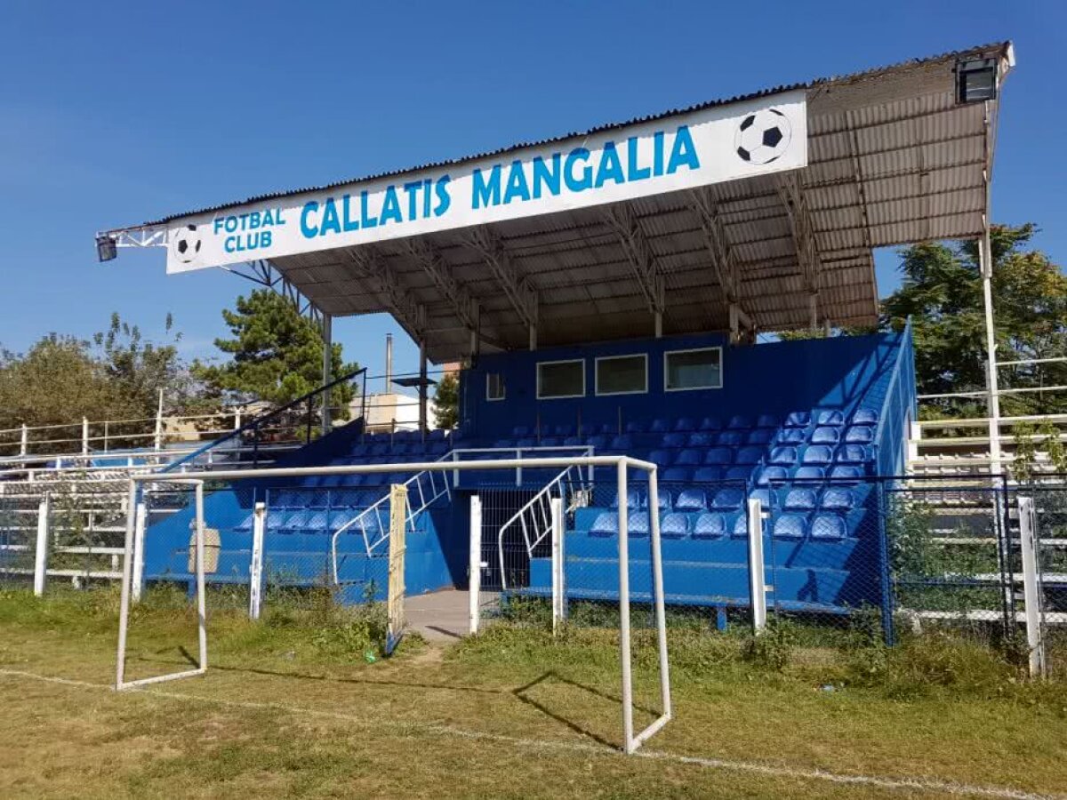  VIDEO+FOTO Ruinele cetății Callatis s-au extins » Imagini incredibile de pe stadionul din Mangalia, acolo unde au jucat Denis Alibec sau Cristi Săpunaru