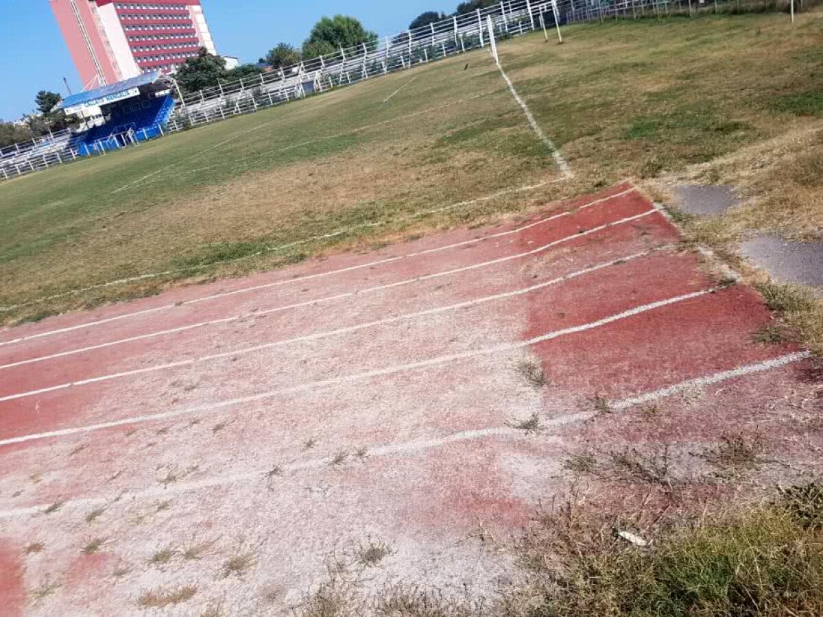  VIDEO+FOTO Ruinele cetății Callatis s-au extins » Imagini incredibile de pe stadionul din Mangalia, acolo unde au jucat Denis Alibec sau Cristi Săpunaru