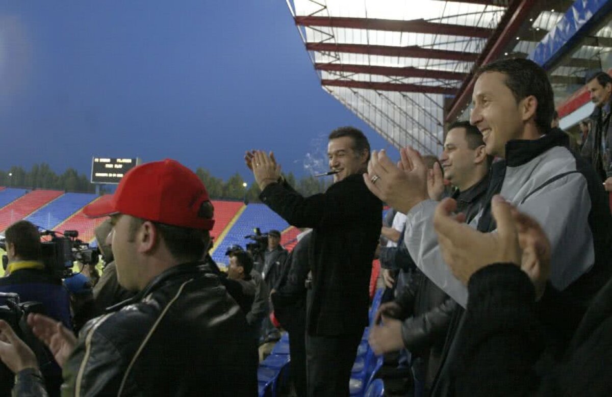 GALERIE FOTO 10 imagini memorabile cu Gigi Becali în Ghencea, arena pe care nu va mai călca niciodată: preoți, crize și evacuări
