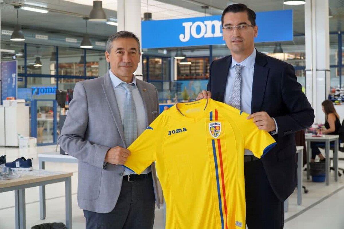 FOTO FRF a semnat un nou contract cu Joma: "Ne mândrim că naționala României evoluează în echipamentul creat de noi"