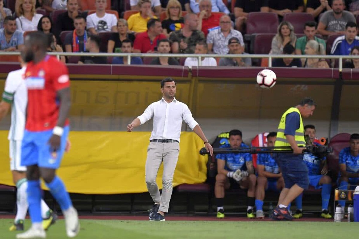 FOTO » Puneți milieurile la loc! "Messi al portarilor" o îngroapă pe FCSB » Roș-albaștrii ratează calificarea în grupele Europa League, deși au învins Rapid Viena, scor 2-1