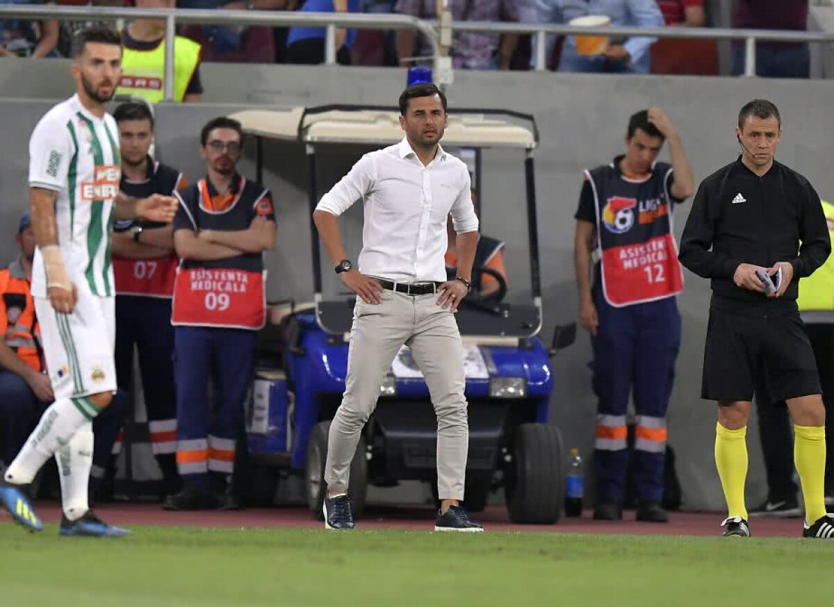 FOTO » Puneți milieurile la loc! "Messi al portarilor" o îngroapă pe FCSB » Roș-albaștrii ratează calificarea în grupele Europa League, deși au învins Rapid Viena, scor 2-1