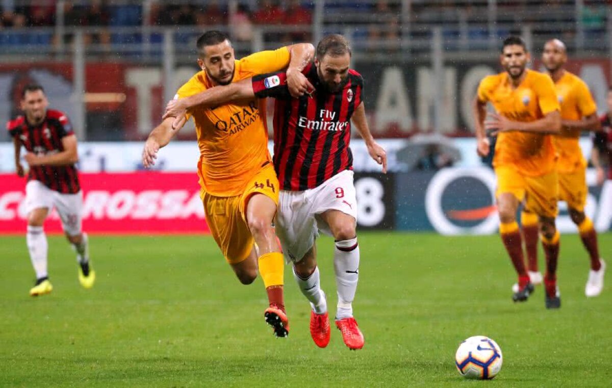 FOTO VAR acaparează Serie A! Două goluri au fost anulate, iar Milan o bate pe AS Roma în minutul 5 al prelungirilor