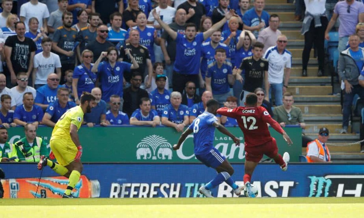 FOTO Leicester - Liverpool 1-2 » Déjà vu! Eroarea lui Alisson le-a amintit "cormoranilor" de Karius