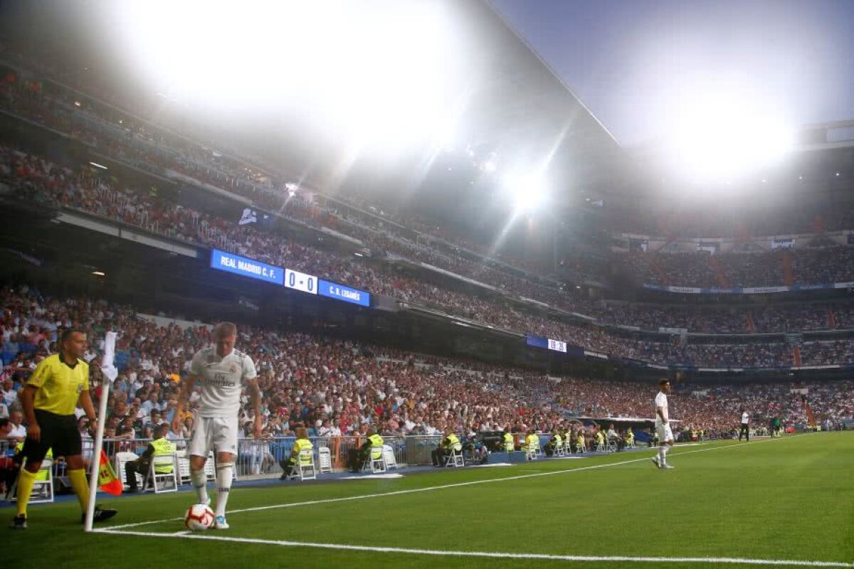 FOTO // Real Madrid - Leganes 4-1 » Spectacol pe "Bernabeu" la debutul lui Courtois