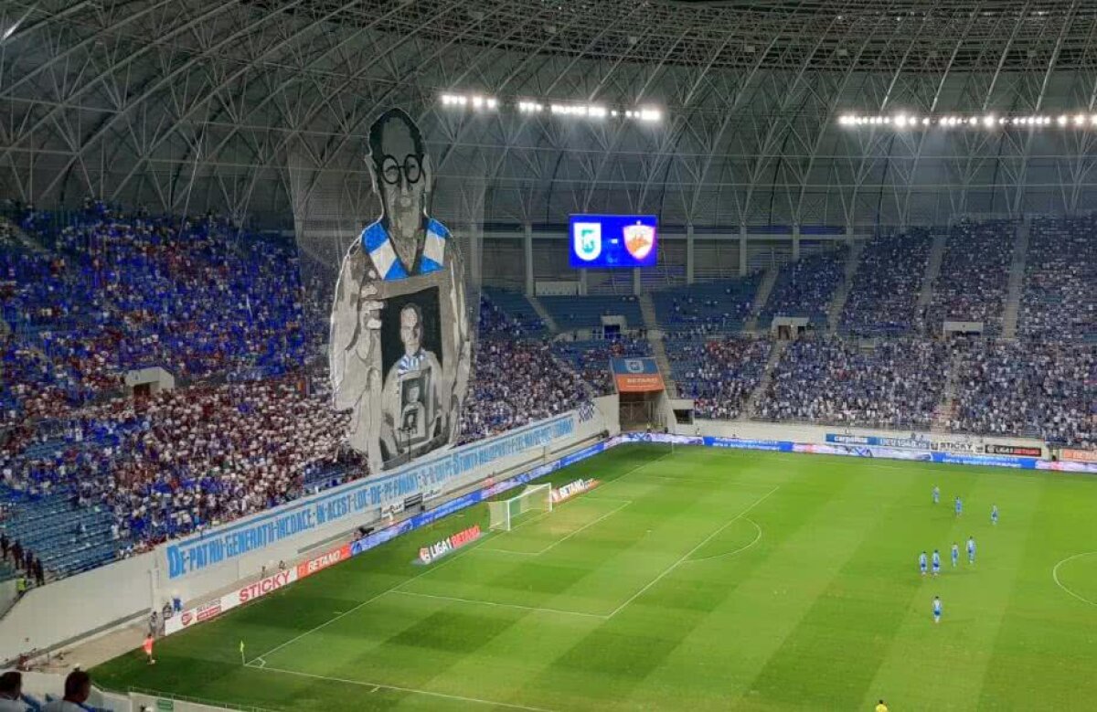 CS U CRAIOVA - DINAMO // VIDEO Scenografie 3D a fanilor olteni în startul meciului cu Dinamo » Cui i-a fost dedicată