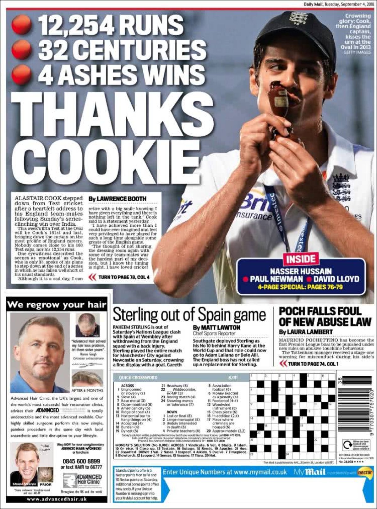 Ce scriu azi ziarele de sport din lume (4 septembrie 2018)