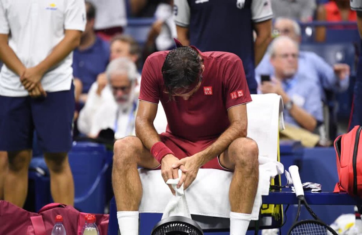 FOTO US Open transpirat » Tricouri complet ude, sudoare țâșnind din toți porii și pauze pentru schimbarea echipamentului. S-a întâmplat în fiecare zi la New York