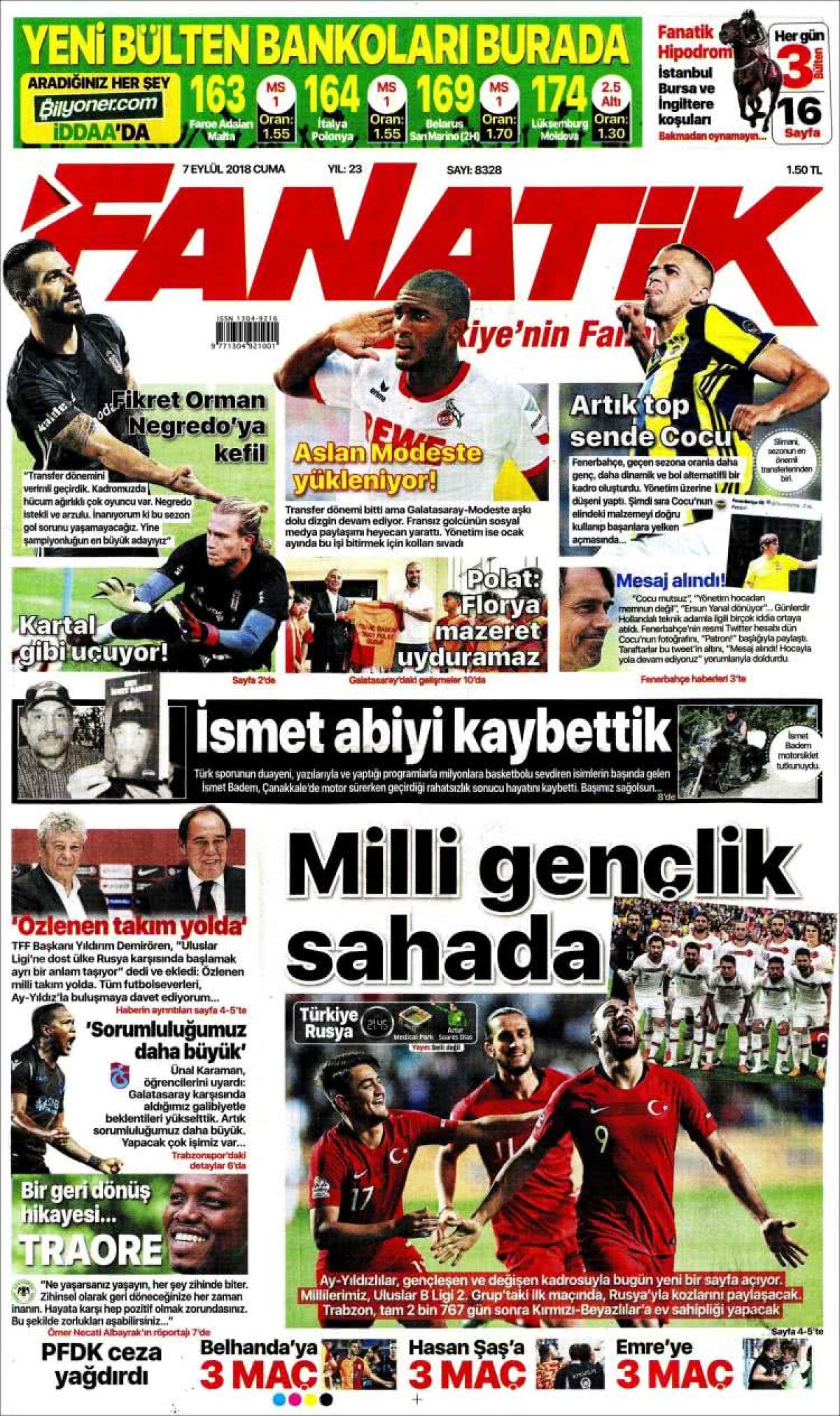 Ce scriu azi ziarele de sport din lume (7 septembrie 2018)