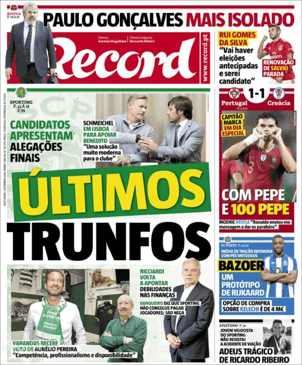 Ce scriu azi ziarele de sport din lume (7 septembrie 2018)