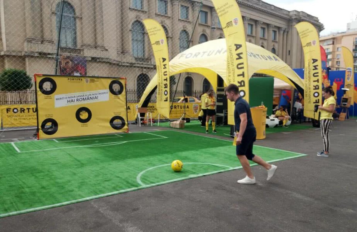 ROMÂNIA - MUNTENEGRU // VIDEO+FOTO Luptați pentru ei! Suporterii naționalei au început deja să vină la fan-zone-ul special amenajat în centrul Bucureștiului