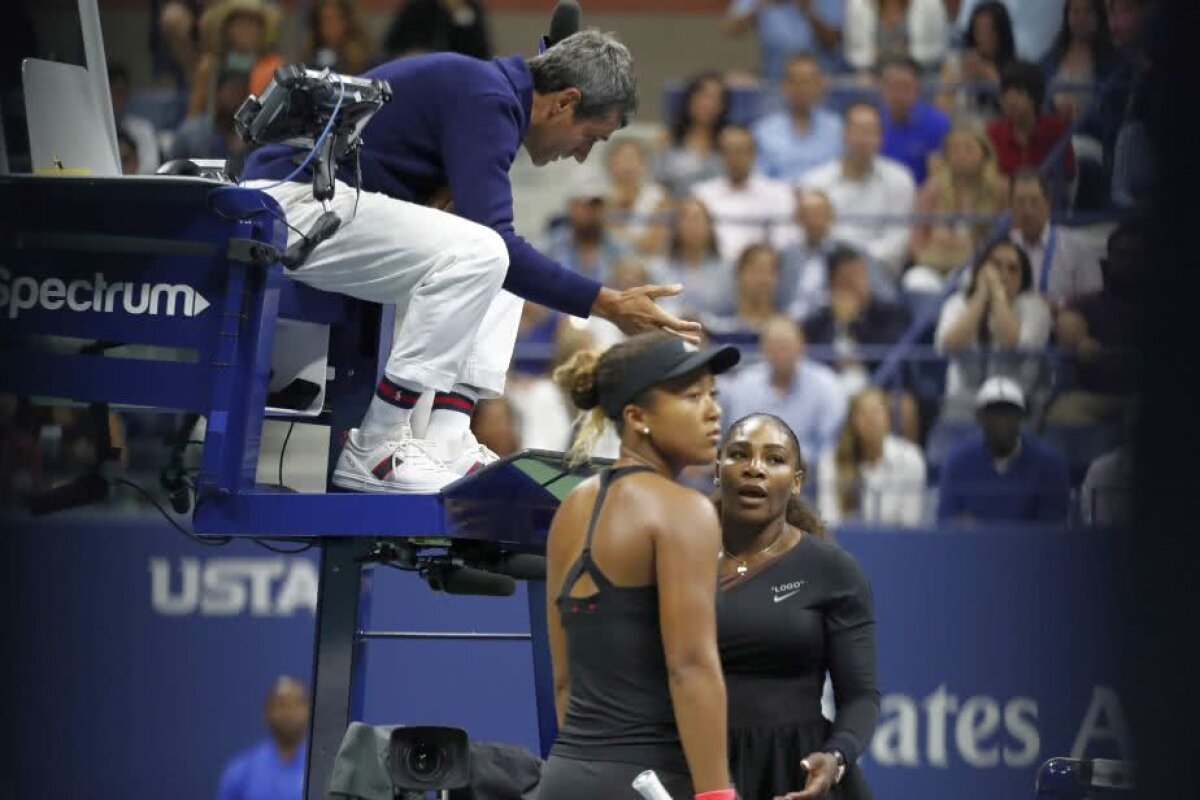 FOTO + VIDEO Momente incredibile la US Open! Serena Williams a pierdut finala cu Naomi Osaka după un meci scăpat de sub control: "Nu se poate! Eu nu trișez!"
