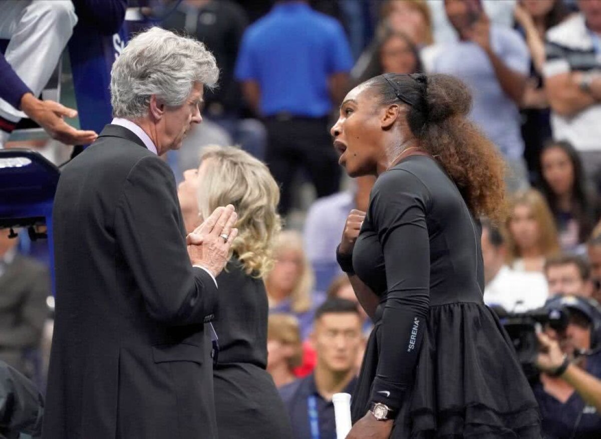 FOTO + VIDEO Momente incredibile la US Open! Serena Williams a pierdut finala cu Naomi Osaka după un meci scăpat de sub control: "Nu se poate! Eu nu trișez!"