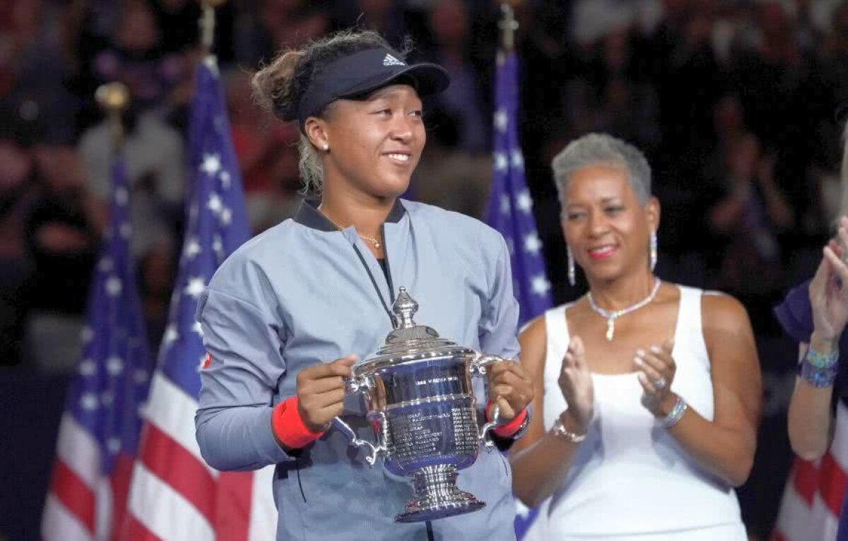 GALERIE FOTO Imagini epocale! Lacrimi, crize și o festivitate atipică » Serena a ținut un discurs neobișnuit, în timp ce Naomi Osaka nu se putea opri din plâns » Japoneza și-a cerut scuze pentru că a câștigat!