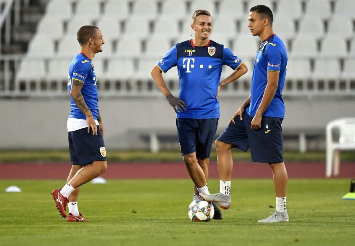 SERBIA - ROMÂNIA // GALERIE FOTO "Naționala" cu zâmbetul pe buze » Contra a condus antrenamentul oficial supravegheat de Sânmărtean