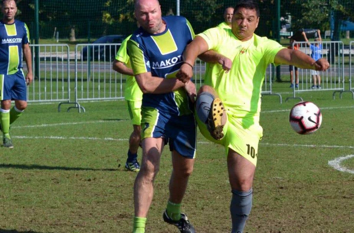 FOTO La 45 de ani, Ionel Ganea a făcut spectacol în Liga Campionilor pentru seniori » Echipa românului a pierdut finala