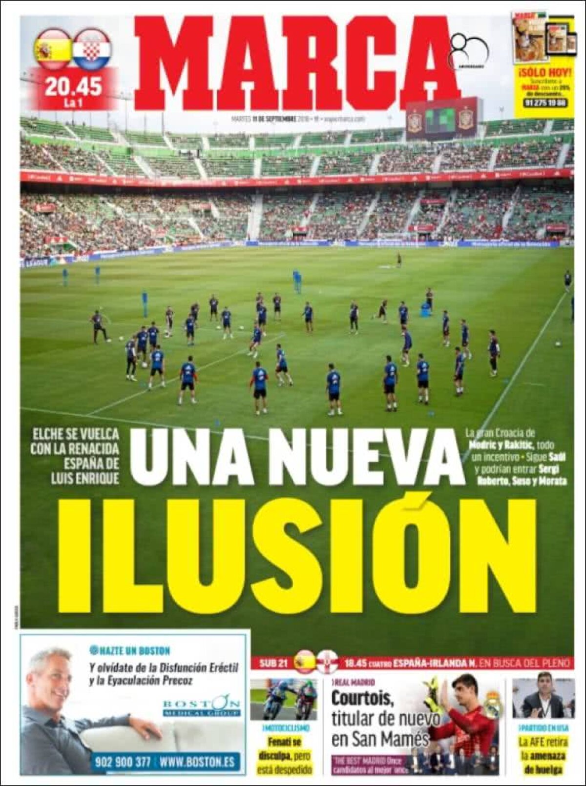 Ce scriu azi ziarele de sport din lume (11 septembrie 2018)