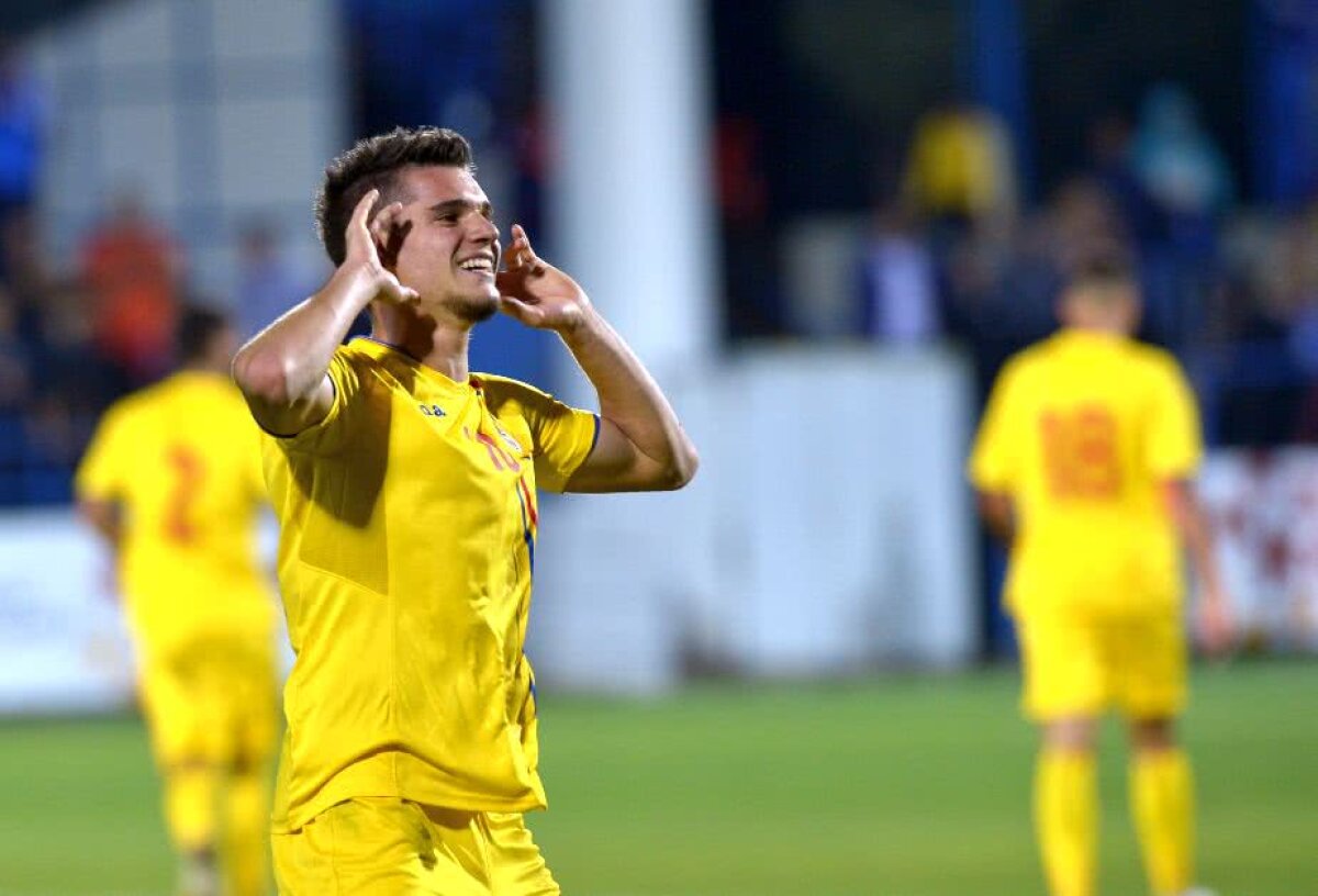 ROMÂNIA U21 - BOSNIA U21 2-0 // FOTO Victoria lui Ianis Hagi! Suntem la un pas de o performanță istorică!