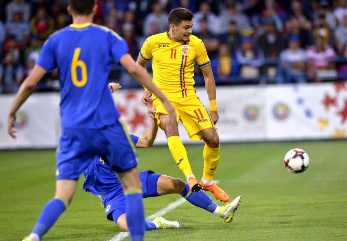 ROMÂNIA U21 - BOSNIA U21 2-0 // FOTO Victoria lui Ianis Hagi! Suntem la un pas de o performanță istorică!
