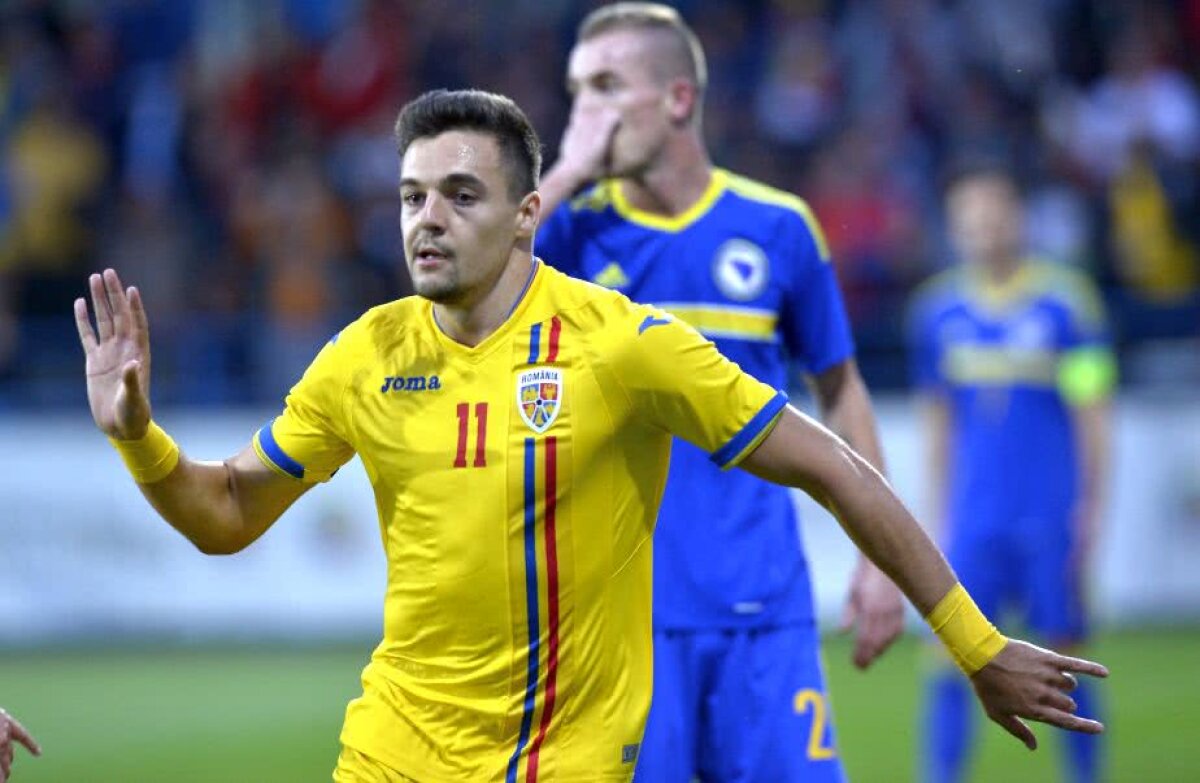 ROMÂNIA U21 - BOSNIA U21 2-0 // FOTO Victoria lui Ianis Hagi! Suntem la un pas de o performanță istorică!
